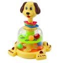 Bąk Karuzelka Interaktywna Dla Malucha Piesek Kolorowe Piłeczki LEAN Toys