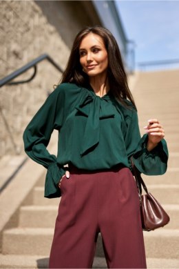 Bluzka Model Isabel BUT BLU0217 Bottle Green - Roco Fashion Roco Fashion