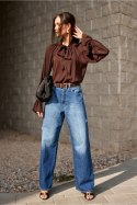 Bluzka Model Isabel CBR BLU0217 Dark Brown - Roco Fashion Roco Fashion