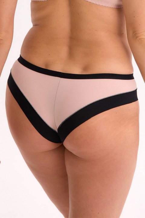 Figi brazyliany Model 1328B Black/Pink - Gaia Gaia Figi brazyliany Model 1328B Black/Pink - Gaia Gaia