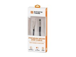 Kabel Natec Extreme Media micro USB-B - USB-A M/M 1m czarny Natec