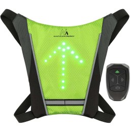 Kamizelka / plecak LED Maclean MCE420 z pilotem Maclean