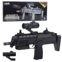 Karabin Zabawkowy Broń Światła Dźwięki Celownik Czarny 41cm LEAN Toys