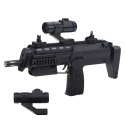 Karabin Zabawkowy Broń Światła Dźwięki Celownik Czarny 41cm LEAN Toys