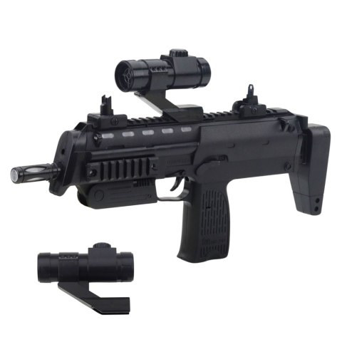 Karabin Zabawkowy Broń Światła Dźwięki Celownik Czarny 41cm LEAN Toys Karabin Zabawkowy Broń Światła Dźwięki Celownik Czarny 41cm LEAN Toys