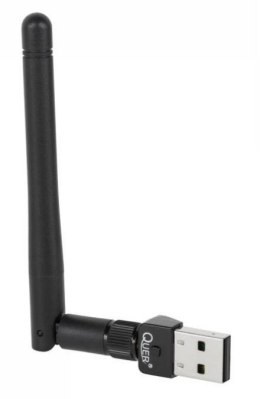 Karta sieciowa WIFI 802.11 b/g/n USB Quer z anteną Quer