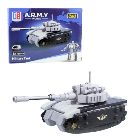 Klocki Konstrukcyjne Armia Wojsko Militarne Środki Transportu Robot 2w1 LEAN TOYS Klocki Konstrukcyjne Armia Wojsko Militarne Środki Transportu Robot 2w1 LEAN TOYS