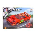 Klocki Konstrukcyjne Auto Robot 2w1 Czerwony Napęd 329 el. LEAN Toys
