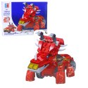 Klocki Konstrukcyjne Dinozaur Auto 2w1 105-132 el. Mix LEAN TOYS