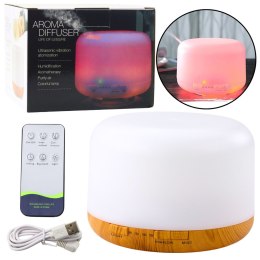 Nawilżacz Powietrza Dyfuzor Aromaterapia Lampka Nocna LED Pilot 300ml LEAN