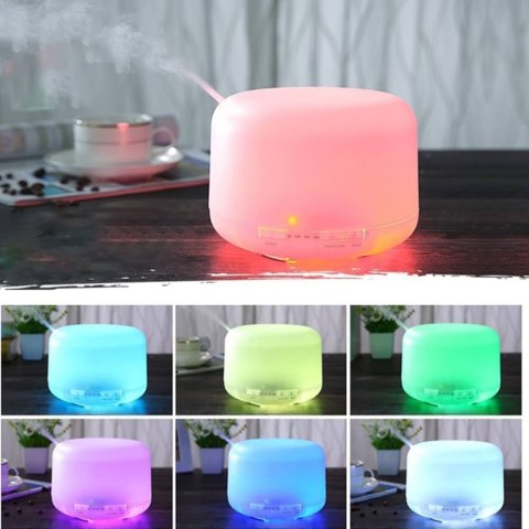 Nawilżacz Powietrza Dyfuzor Aromaterapia Lampka Nocna LED Pilot 300ml LEAN Nawilżacz Powietrza Dyfuzor Aromaterapia Lampka Nocna LED Pilot 300ml LEAN