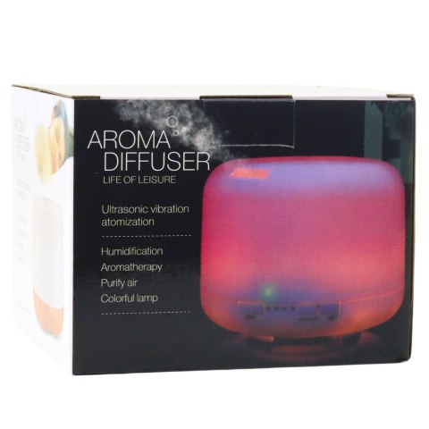 Nawilżacz Powietrza Dyfuzor Aromaterapia Lampka Nocna LED Pilot 300ml LEAN Nawilżacz Powietrza Dyfuzor Aromaterapia Lampka Nocna LED Pilot 300ml LEAN
