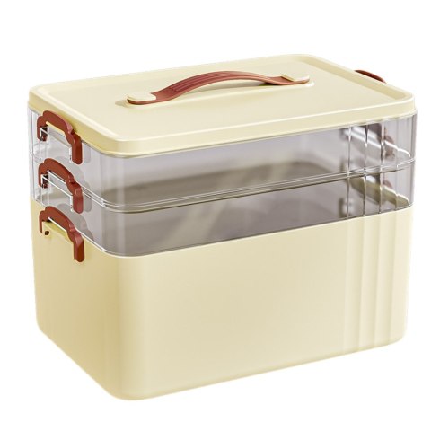 Pudełko Organizer Na Leki Pojemny 3-Poziomowy Apteczka Domowa LEAN Pudełko Organizer Na Leki Pojemny 3-Poziomowy Apteczka Domowa LEAN