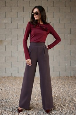 Spodnie Damskie Model Viana CBR SPD0047 Dark Brown - Roco Fashion Roco Fashion