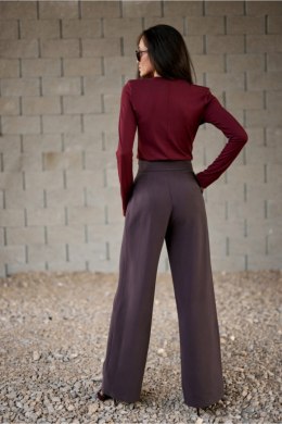 Spodnie Damskie Model Viana CBR SPD0047 Dark Brown - Roco Fashion Roco Fashion
