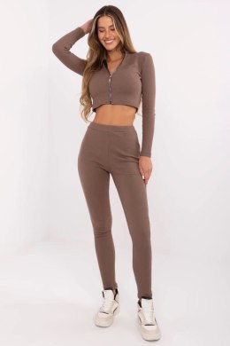 Spodnie Komplet Model RV-KMPL-7304.83 Brown - Rue Paris Rue Paris