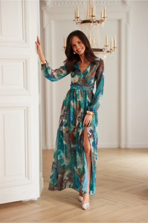 Sukienka Model Alessia SUK0531 78D Multicolor - Roco Fashion Roco Fashion Sukienka Model Alessia SUK0531 78D Multicolor - Roco Fashion Roco Fashion