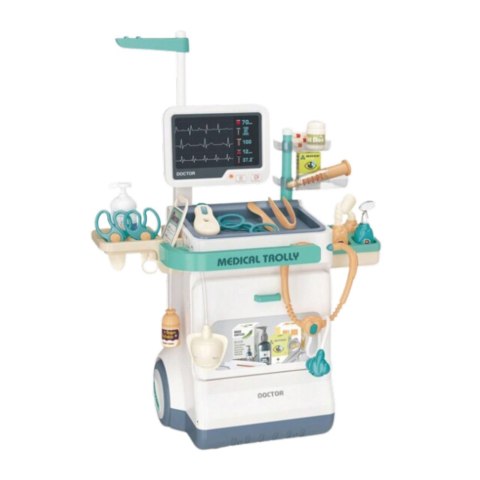 Zestaw Doktora Akcesoria Medyczne RTG EKG Światła Dźwięki 26 el. LEAN Toys Zestaw Doktora Akcesoria Medyczne RTG EKG Światła Dźwięki 26 el. LEAN Toys