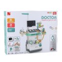 Zestaw Doktora Akcesoria Medyczne RTG EKG Światła Dźwięki 26 el. LEAN Toys