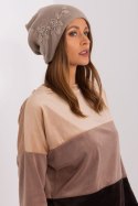 Czapka Model AT-CZ-2329.79 Dark Beige - AT AT