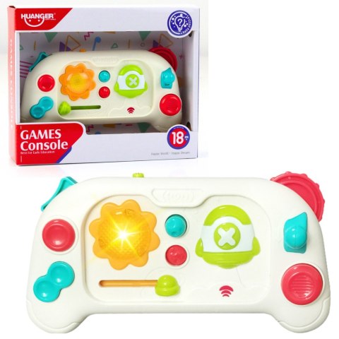 Interaktywny Pad Konsola Dla Malucha 10 Aktywności Światła Dźwięki LEAN Toys Interaktywny Pad Konsola Dla Malucha 10 Aktywności Światła Dźwięki LEAN Toys