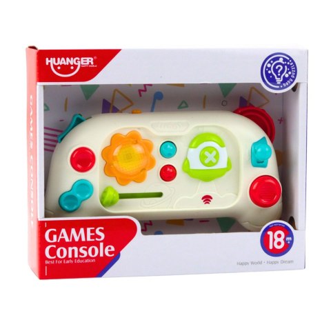 Interaktywny Pad Konsola Dla Malucha 10 Aktywności Światła Dźwięki LEAN Toys Interaktywny Pad Konsola Dla Malucha 10 Aktywności Światła Dźwięki LEAN Toys