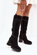 Kozaki Model Alessara 1825 Black - Step in style Step in style