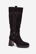 Kozaki Model Alessara 1825 Black - Step in style Step in style