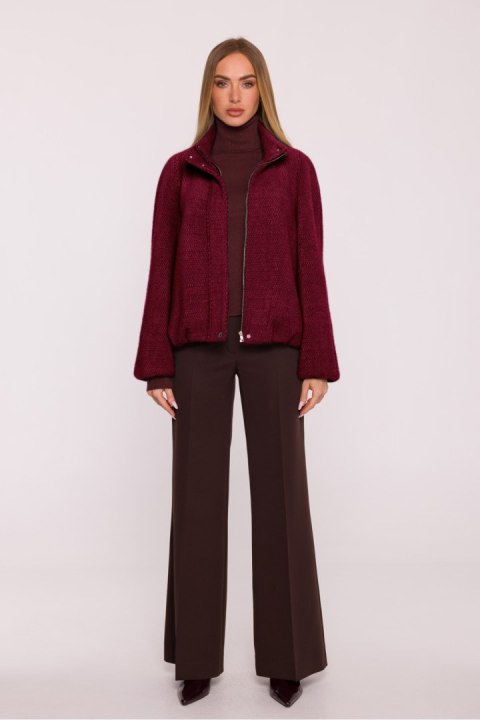 Kurtka Damska Model MOE885 Bordo - Moe Moe Kurtka Damska Model MOE885 Bordo - Moe Moe