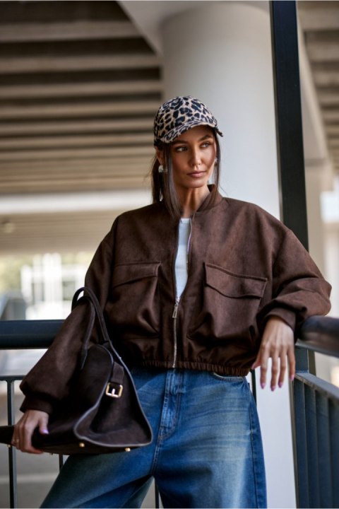 Kurtka Damska Model Vivara BRA KUR0032 Brown - Roco Fashion Roco Fashion