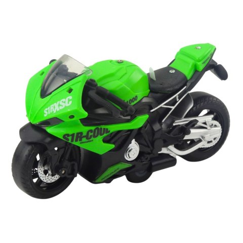 Motocykl Wyścigowy Sportowy Z Napędem Światła Dźwięki Mix LEAN Toys Motocykl Wyścigowy Sportowy Z Napędem Światła Dźwięki Mix LEAN Toys