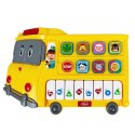 Pianinko Elektryczne Edukacyjne Dla Malucha Autobus Żółty LEAN Toys