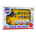 Pianinko Elektryczne Edukacyjne Dla Malucha Autobus Żółty LEAN Toys