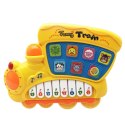 Pianinko Elektryczne Edukacyjne Dla Malucha Lokomotywa Żółte LEAN Toys