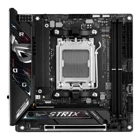 Płyta Asus ROG STRIX B850-I GAMING WIFI /AMD B850/DDR5/SATA3/M.2/USB3.2/PCIe5.0/AM5/mITX Asus Płyta Asus ROG STRIX B850-I GAMING WIFI /AMD B850/DDR5/SATA3/M.2/USB3.2/PCIe5.0/AM5/mITX Asus