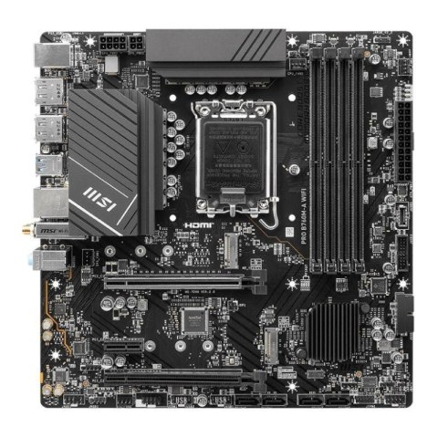 Płyta MSI PRO B760M-A WIFI DDR4 /B760/DDR4/SATA3/M.2/USB3.1/WiFi/BT/PCIe4.0/s.1700/mATX MSI Płyta MSI PRO B760M-A WIFI DDR4 /B760/DDR4/SATA3/M.2/USB3.1/WiFi/BT/PCIe4.0/s.1700/mATX MSI