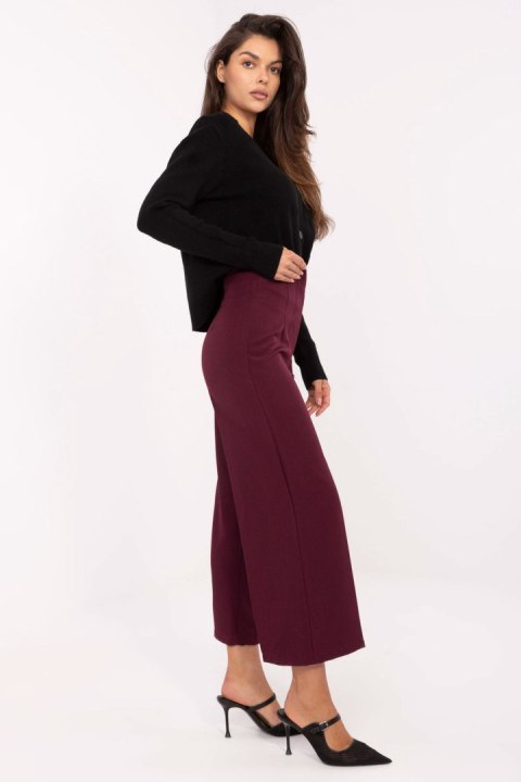 Spodnie Damskie Model IT-SP-FL9068.96 Bordo - Rue Paris Rue Paris Spodnie Damskie Model IT-SP-FL9068.96 Bordo - Rue Paris Rue Paris