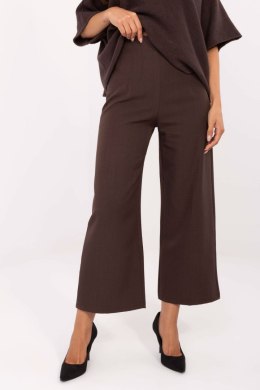 Spodnie Damskie Model IT-SP-FL9068.96 Dark Brown - Rue Paris Rue Paris