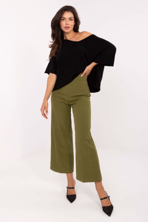 Spodnie Damskie Model IT-SP-FL9068.96 Olive - Rue Paris Rue Paris