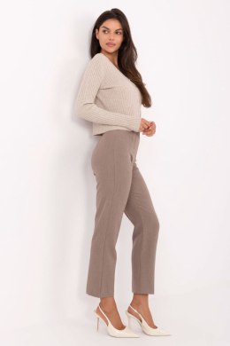 Spodnie Damskie Model IT-SP-FL9069.00 Dark Beige - Rue Paris Rue Paris