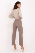 Spodnie Damskie Model IT-SP-FL9069.00 Dark Beige - Rue Paris Rue Paris