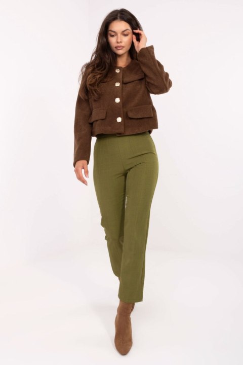 Spodnie Damskie Model IT-SP-FL9069.00 Oliwka - Rue Paris Rue Paris