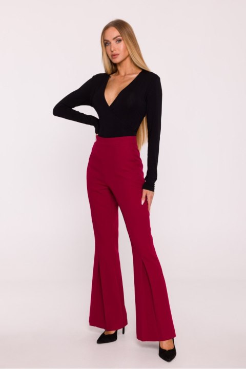Spodnie Damskie Model MOE874 Bordo - Moe Moe