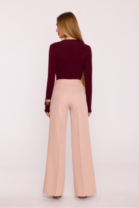 Spodnie Damskie Model MOE875 Beige - Moe Moe Spodnie Damskie Model MOE875 Beige - Moe Moe