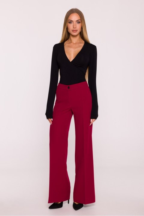 Spodnie Damskie Model MOE875 Bordo - Moe Moe