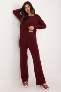 Spodnie Komplet Model IT-KMPL-2219.51 Bordo - Italy Moda Italy Moda