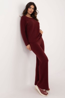 Spodnie Komplet Model IT-KMPL-2219.51 Bordo - Italy Moda Italy Moda