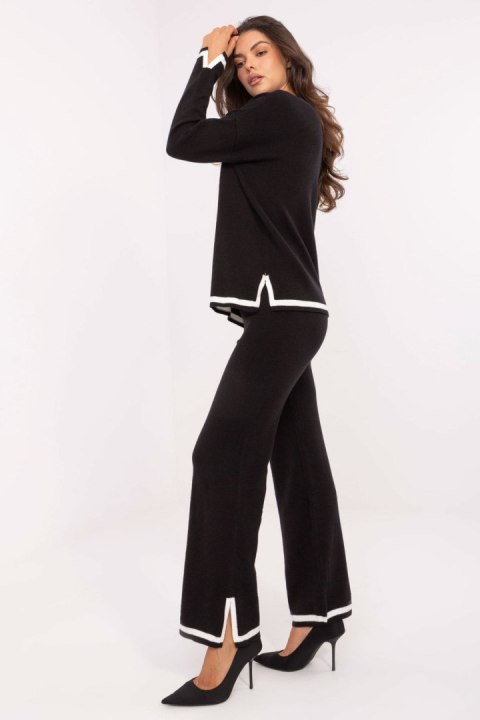 Spodnie Komplet Model IT-KMPL-99062.66 Black - Italy Moda Italy Moda Spodnie Komplet Model IT-KMPL-99062.66 Black - Italy Moda Italy Moda