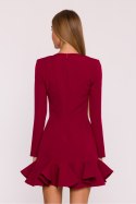 Sukienka Model MOE880 Bordo - Moe Moe