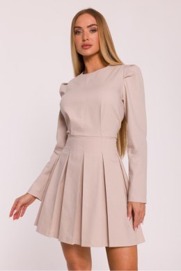 Sukienka Model MOE884 Beige - Moe Moe